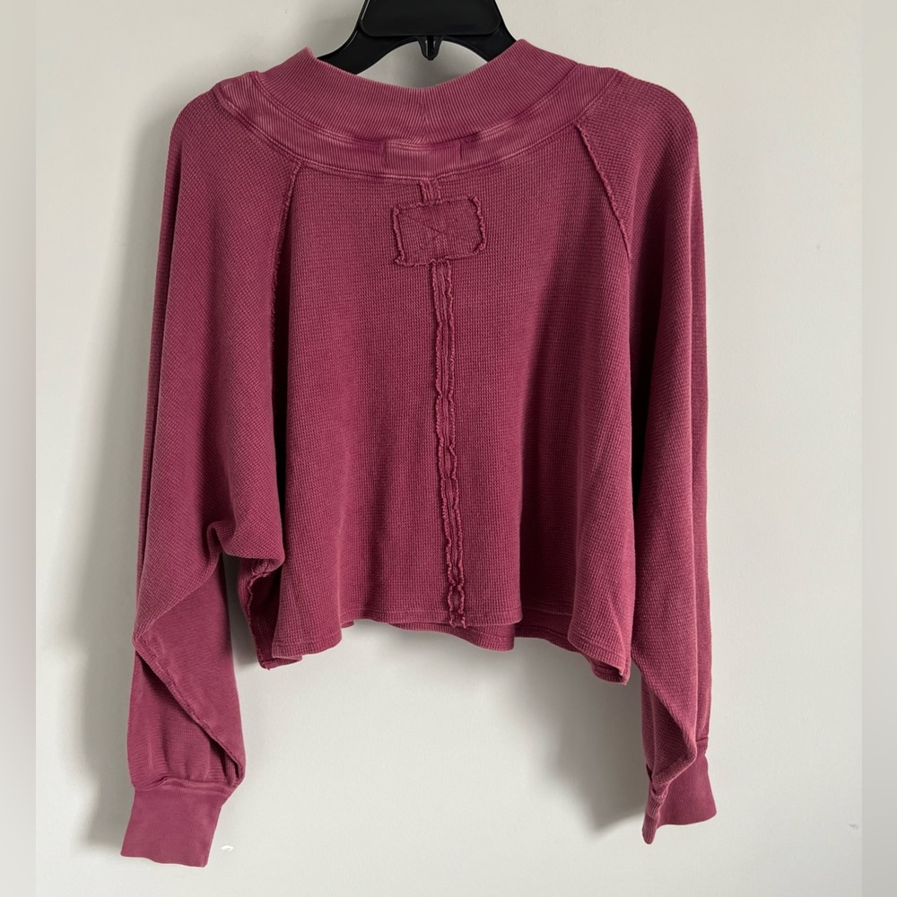 🆕FREE PEOPLE Dreamy Mulberry Fun Times Turtleneck - Picture 12 of 15